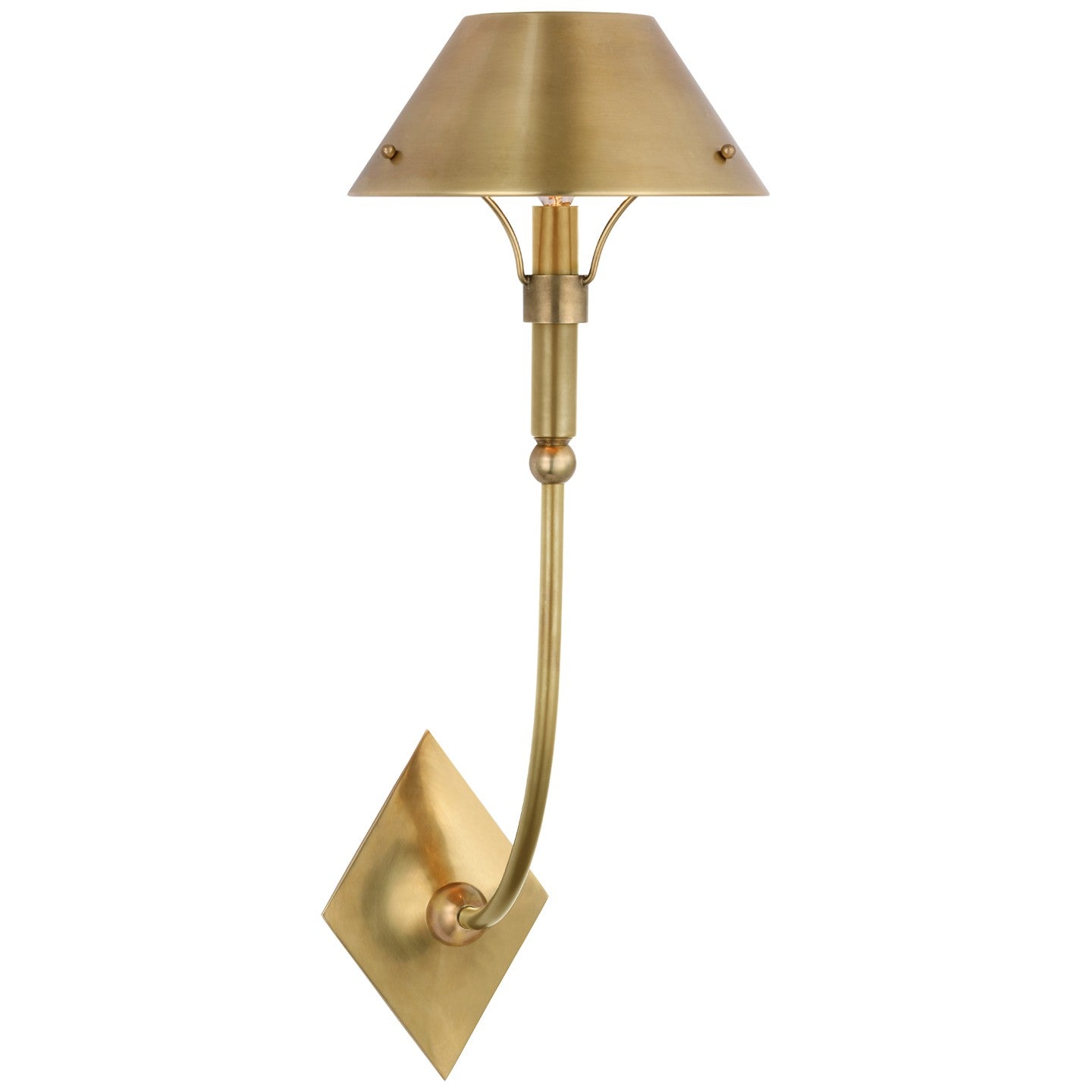Visual Comfort Signature Canada - TOB 2722HAB-HAB - LED Wall Sconce - Turlington - Hand-Rubbed Antique Brass