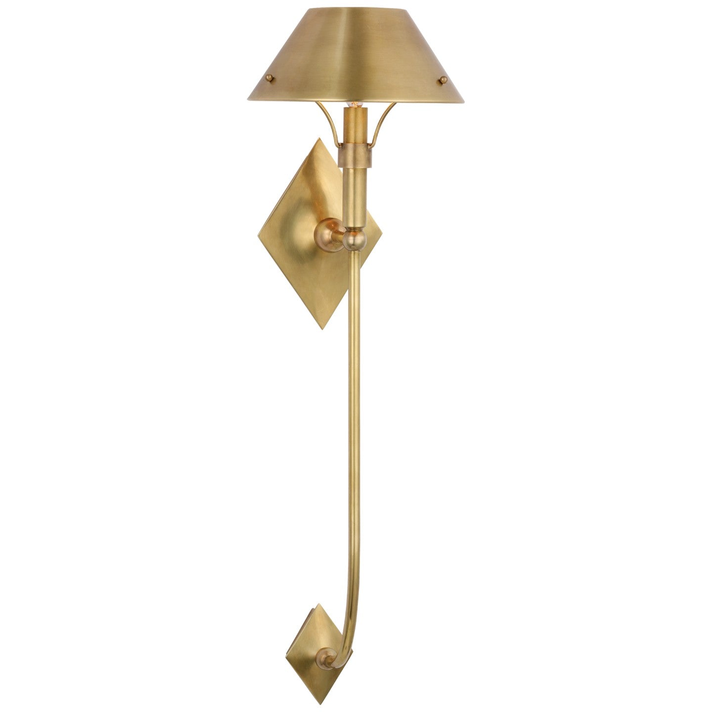 Visual Comfort Signature Canada - TOB 2723HAB-HAB - LED Wall Sconce - Turlington - Hand-Rubbed Antique Brass