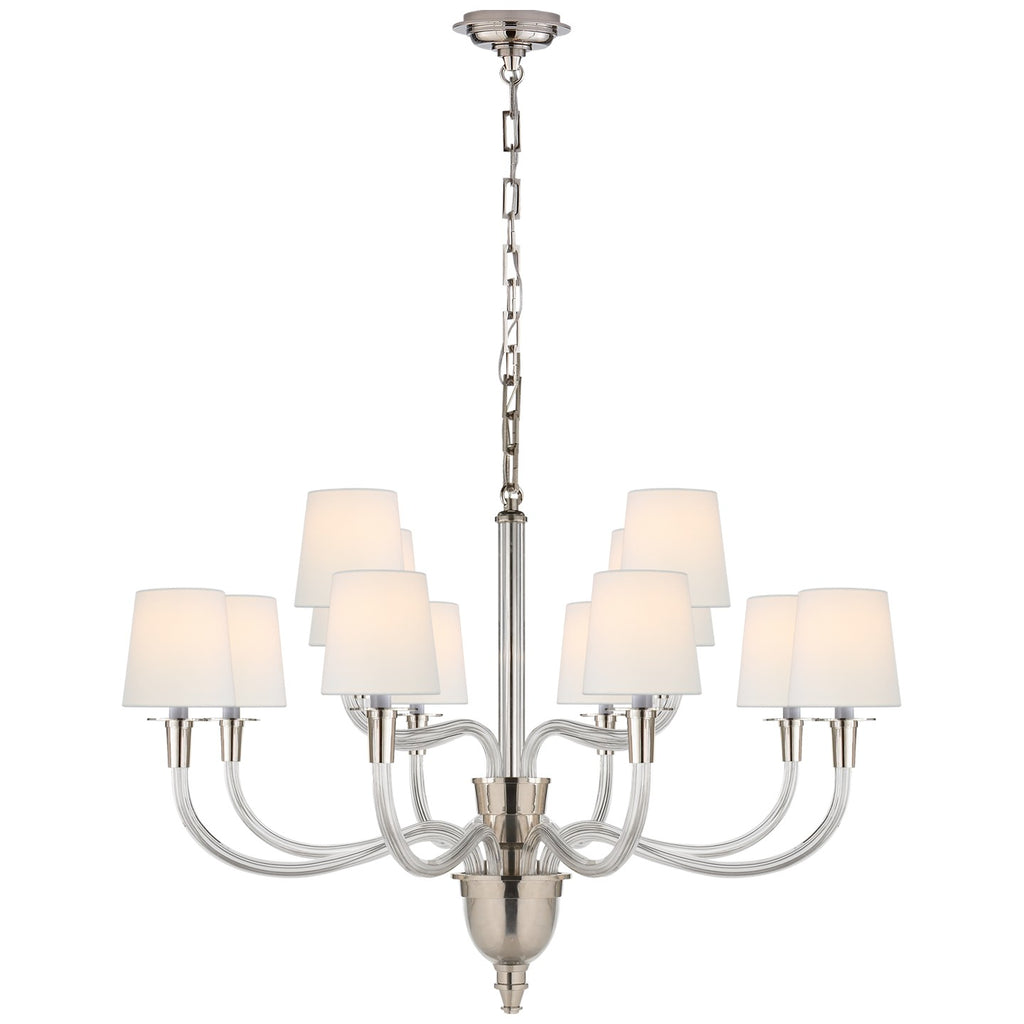 Visual Comfort Signature Canada - TOB 5033PN-L - 12 Light Chandelier - Vivian - Polished Nickel