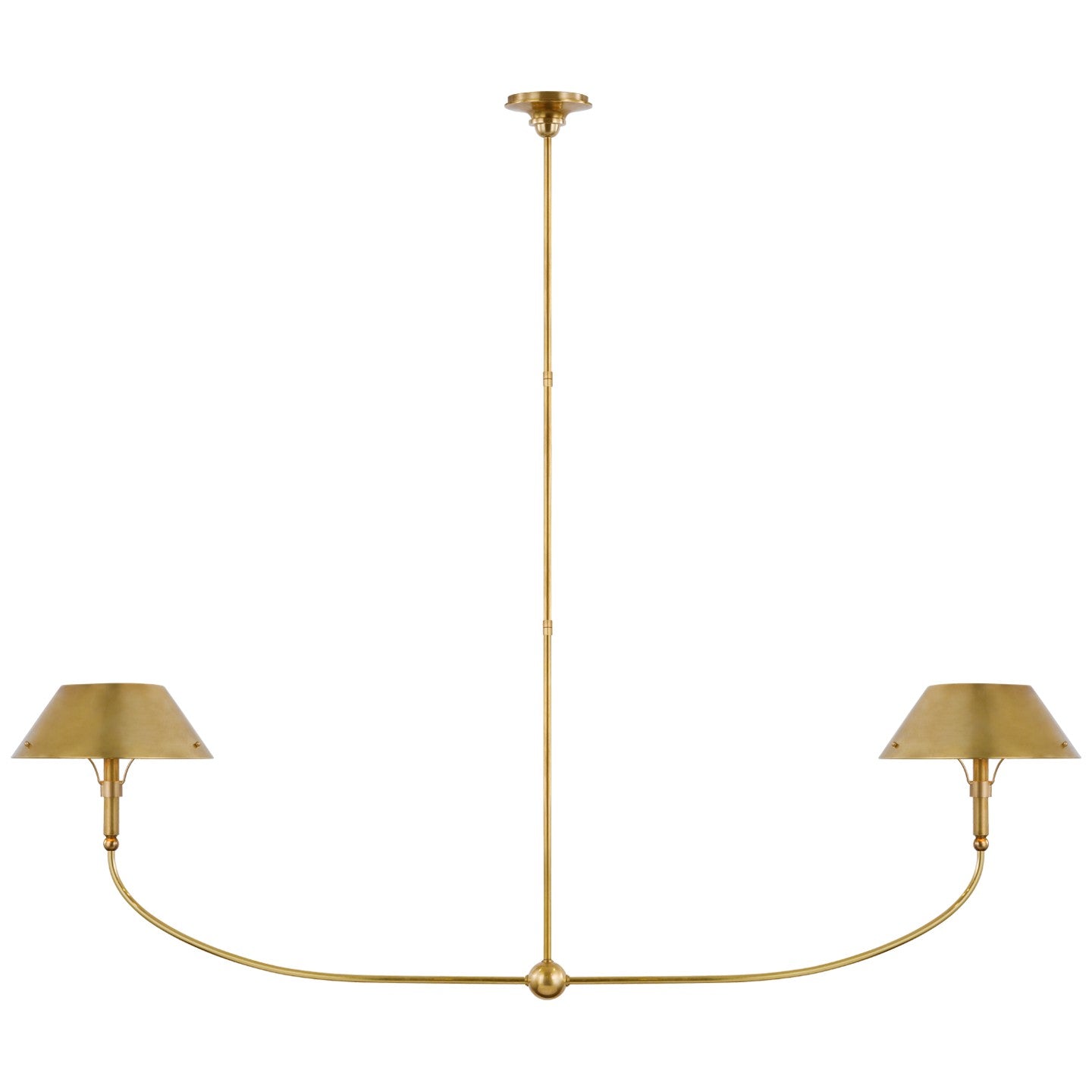 Visual Comfort Signature Canada - TOB 5728HAB-HAB - LED Linear Chandelier - Turlington - Hand-Rubbed Antique Brass