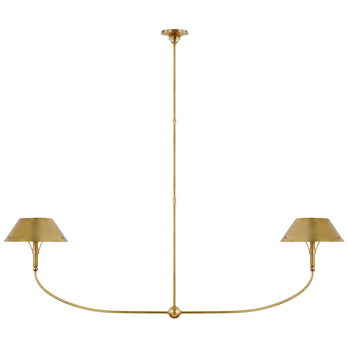 Visual Comfort Signature Canada - TOB 5728HAB-HAB - LED Linear Chandelier - Turlington - Hand-Rubbed Antique Brass