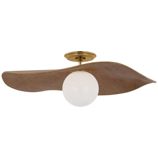 Visual Comfort Signature Canada - WS 4040HAB-NO - LED Semi-Flush Mount - Mahalo - Hand-Rubbed Antique Brass