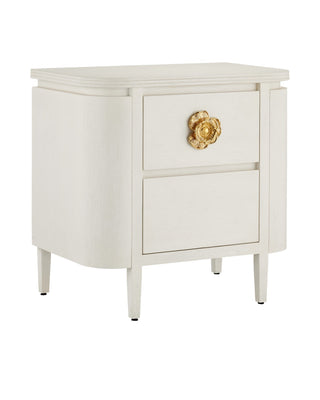 Flora Nightstand, White