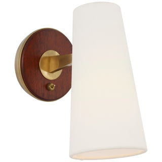 Visual Comfort Signature Canada - ARN 2345HAB/MHG-L - LED Wall Sconce - Olina - Hand-Rubbed Antique Brass and Mahogany