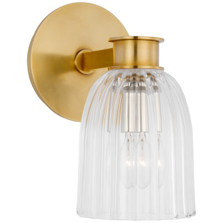 Visual Comfort Signature Canada - ARN 2501HAB-CG - LED Wall Sconce - Asalea - Hand-Rubbed Antique Brass