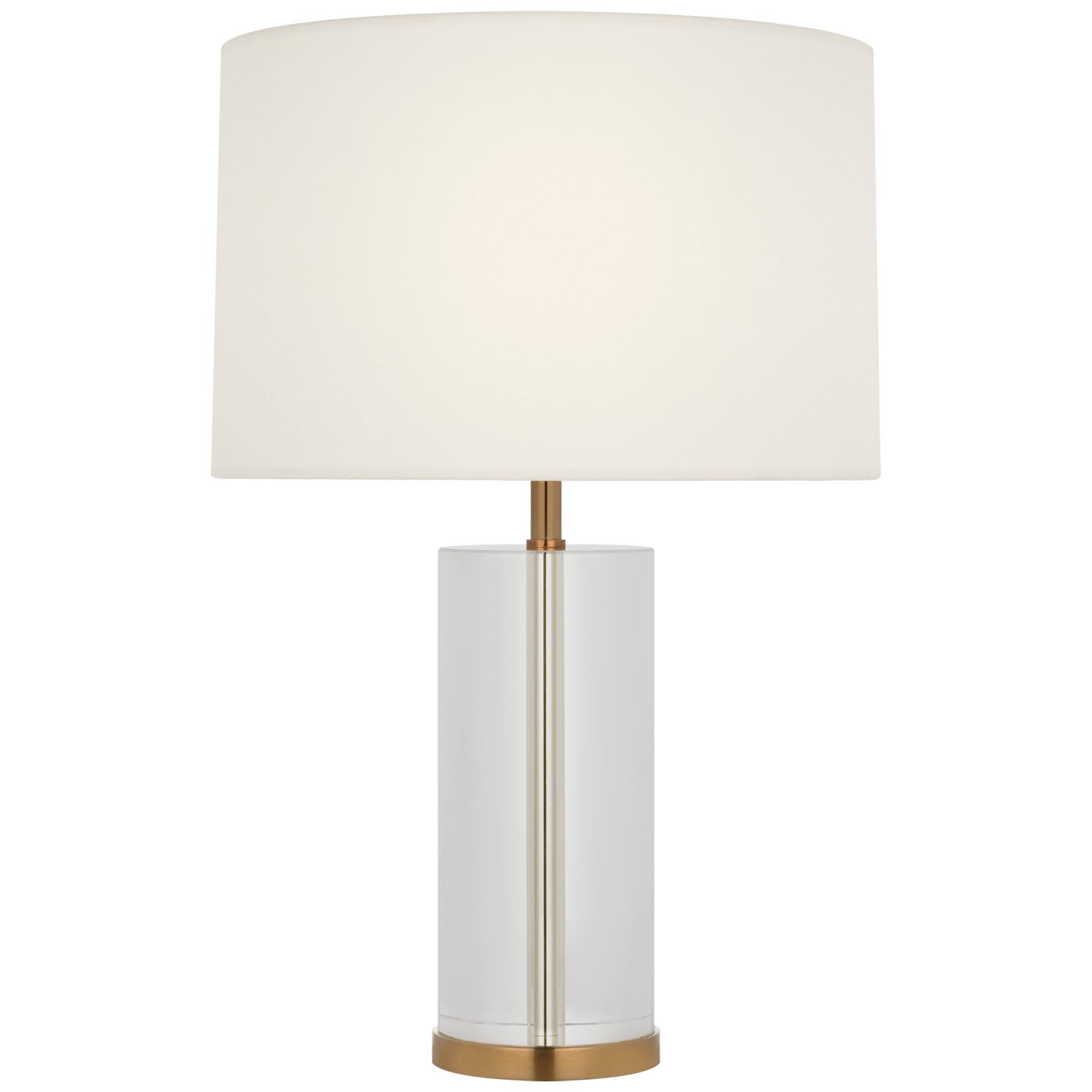 Visual Comfort Signature Canada - ARN 3023CG/HAB-L-CL - LED Accent Lamp - Lineham - Crystal and Hand-Rubbed Antique Brass