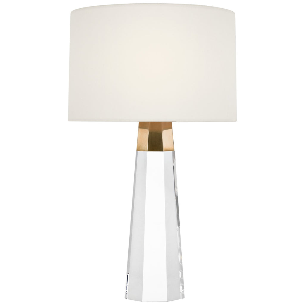 Visual Comfort Signature Canada - ARN 3028CG/HAB-L-CL - LED Accent Lamp - Olsen - Crystal and Hand-Rubbed Antique Brass