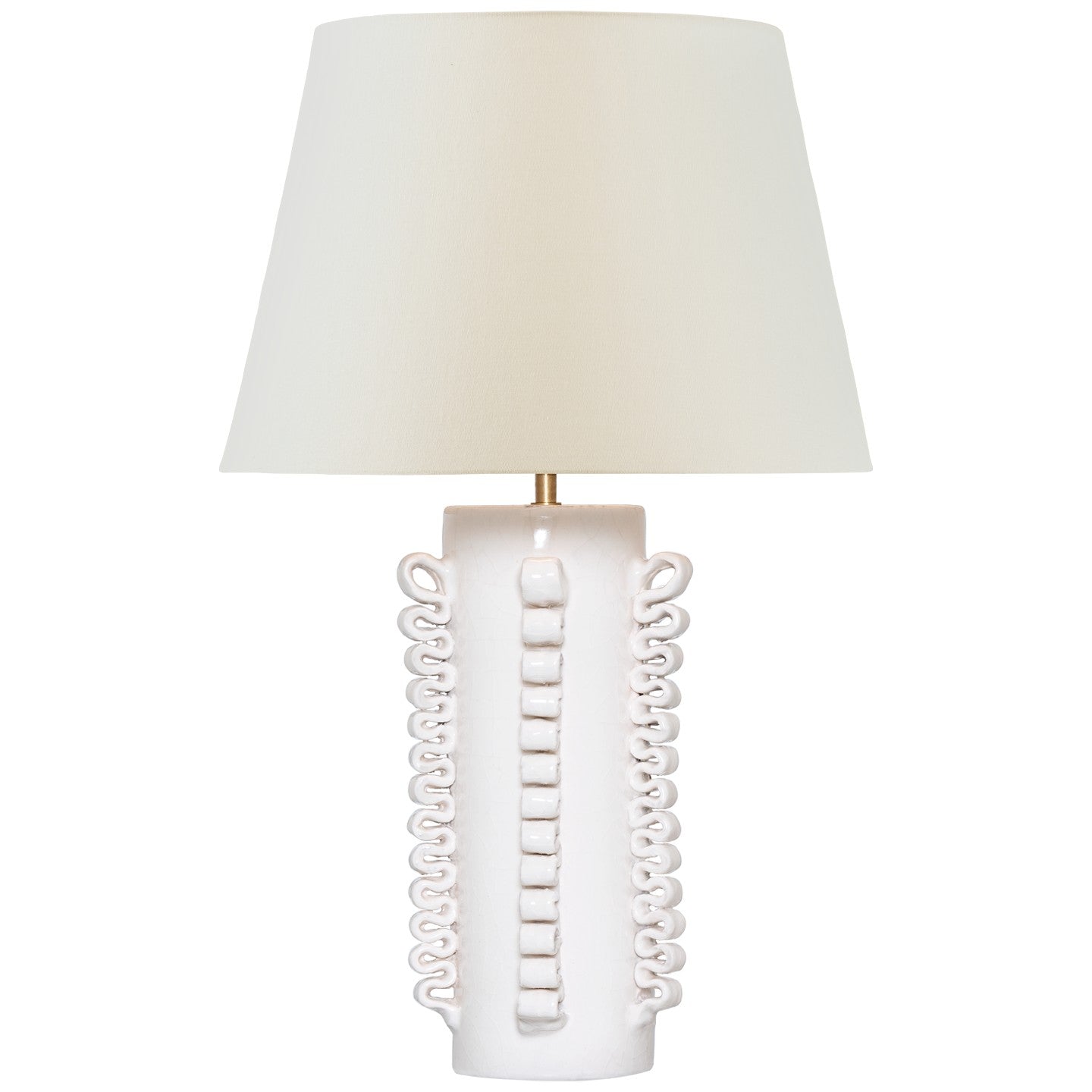 Visual Comfort Signature Canada - ARN 3680GWC-L - LED Table Lamp - Amandine - Glossy White Crackle