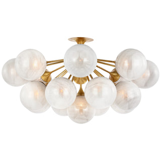Visual Comfort Signature Canada - ARN 4404HAB-WG - LED Flush Mount - Cristol - Hand-Rubbed Antique Brass