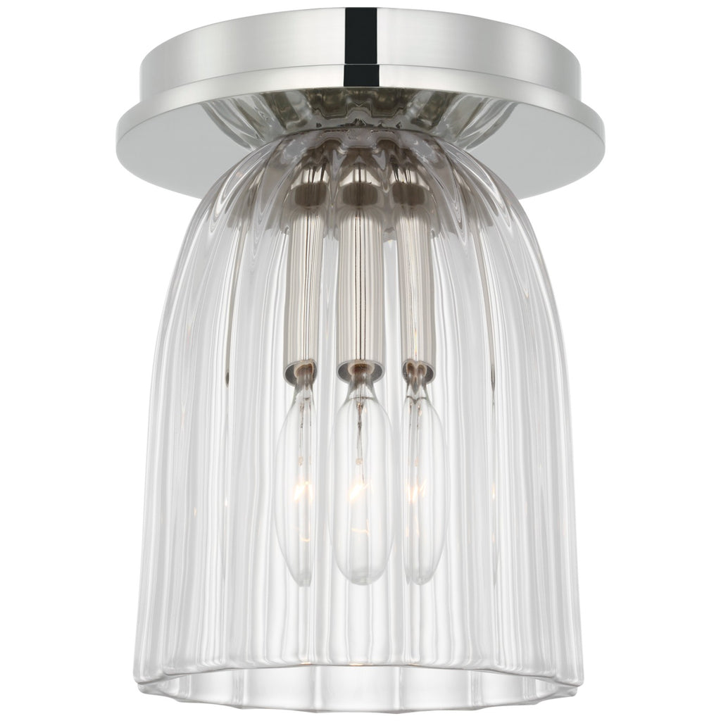 Visual Comfort Signature Canada - ARN 4500PN-CG - LED Flush Mount - Asalea - Polished Nickel