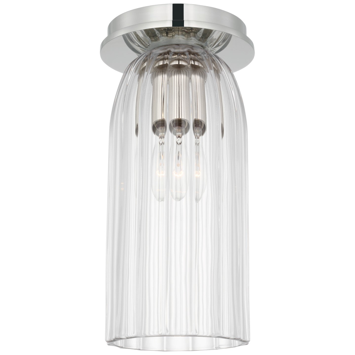 Visual Comfort Signature Canada - ARN 4501PN-CG - LED Flush Mount - Asalea - Polished Nickel