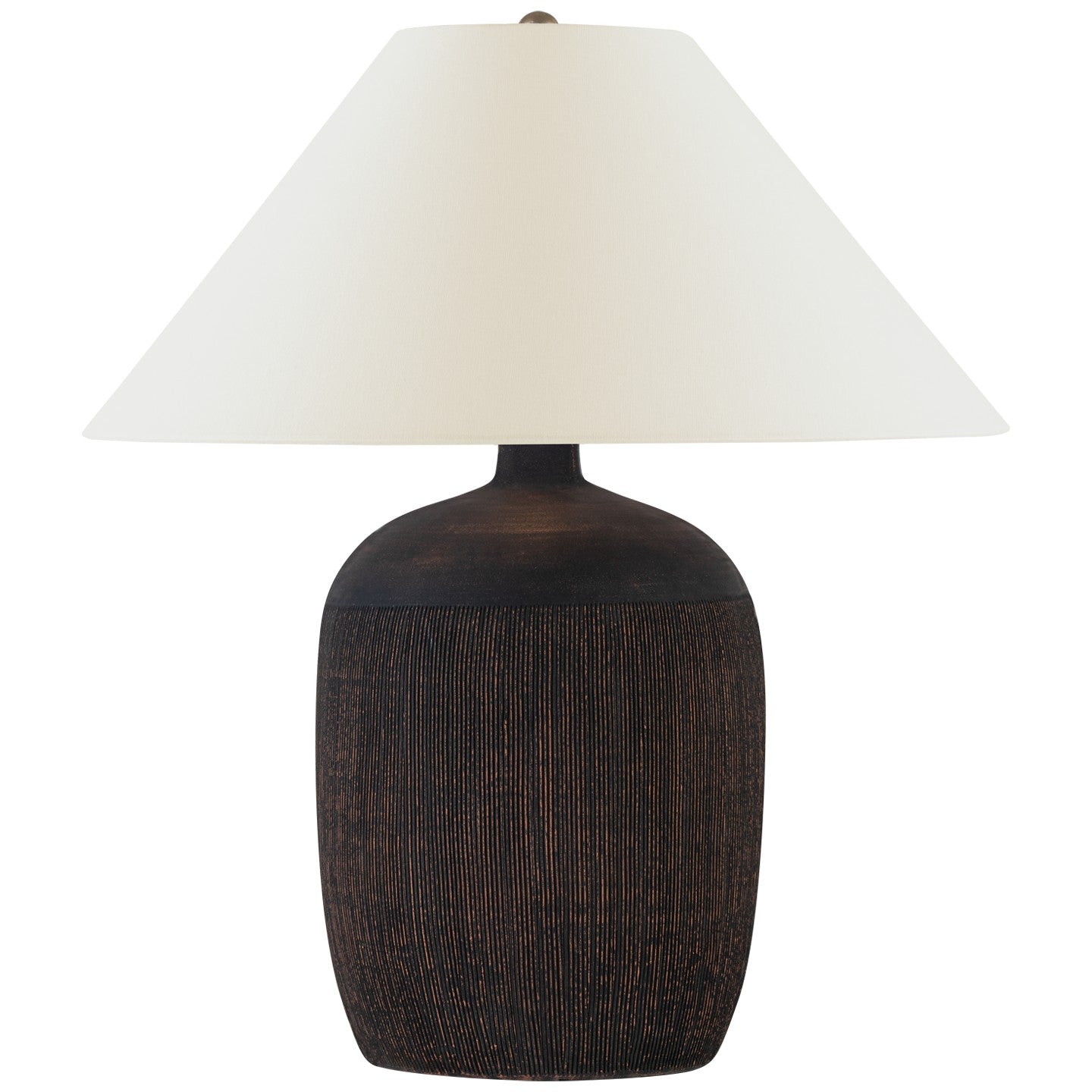 Visual Comfort Signature Canada - CHA 8662BWT-L - LED Table Lamp - Portis - Black Wash Terracotta