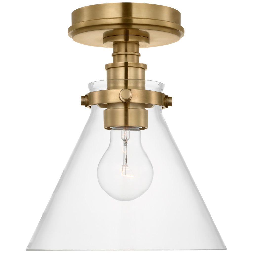Visual Comfort Signature Canada - CHC 4525AB-CG - LED Flush Mount - Parkington - Antique-Burnished Brass