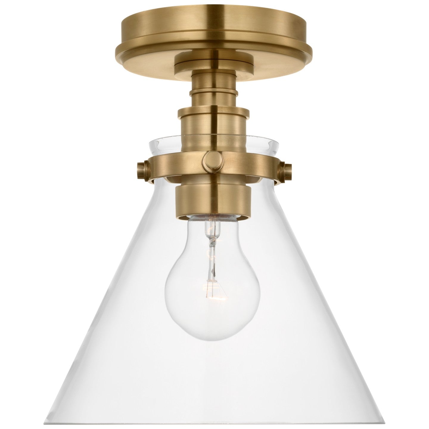 Visual Comfort Signature Canada - CHC 4525AB-CG - LED Flush Mount - Parkington - Antique-Burnished Brass