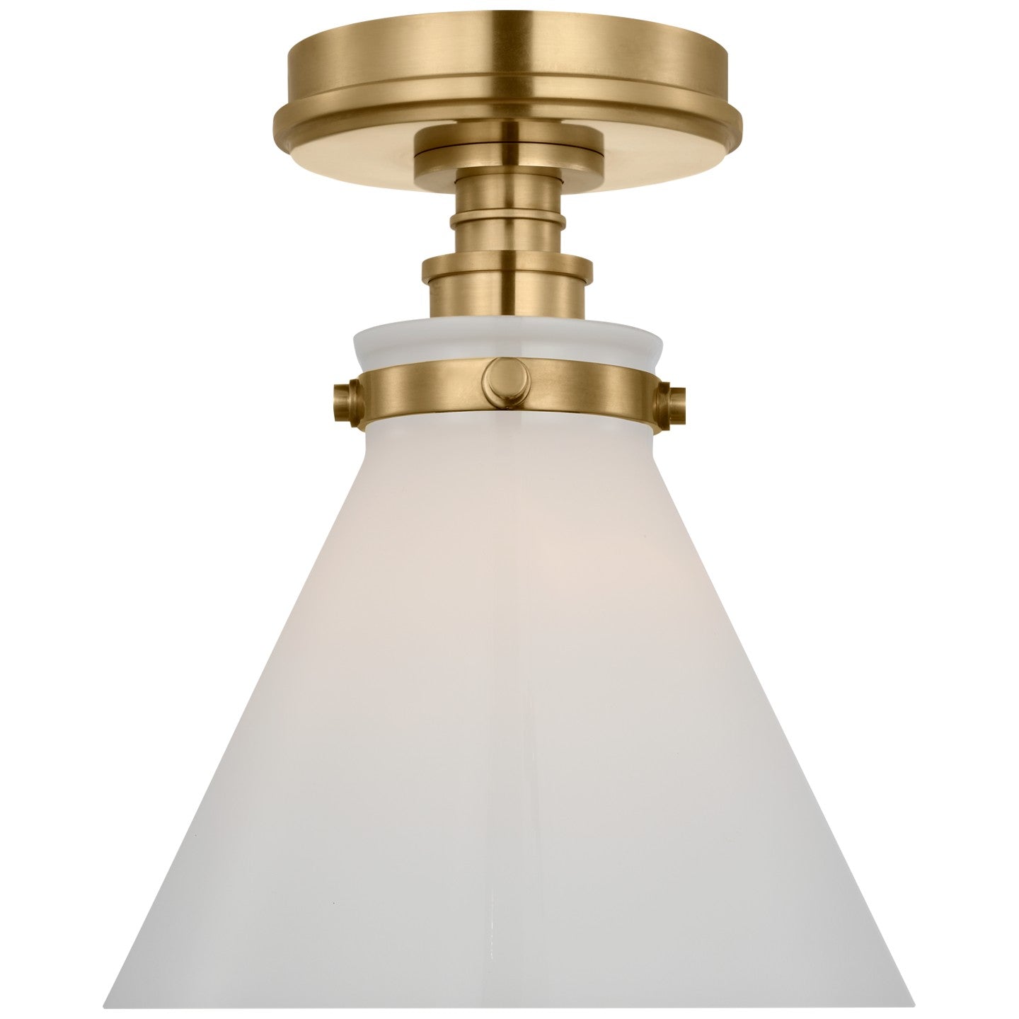 Visual Comfort Signature Canada - CHC 4525AB-WG - LED Flush Mount - Parkington - Antique-Burnished Brass