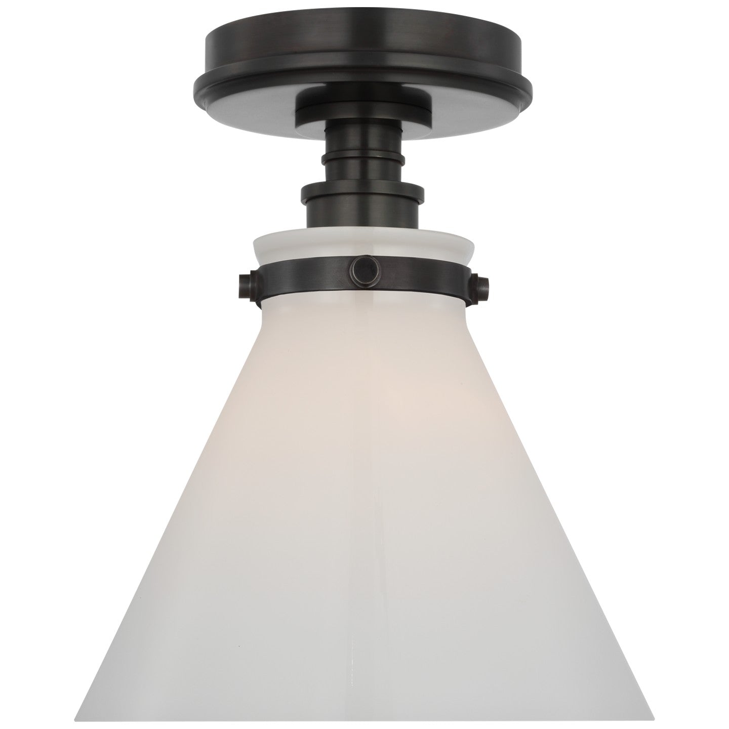 Visual Comfort Signature Canada - CHC 4525BZ-WG - LED Flush Mount - Parkington - Bronze