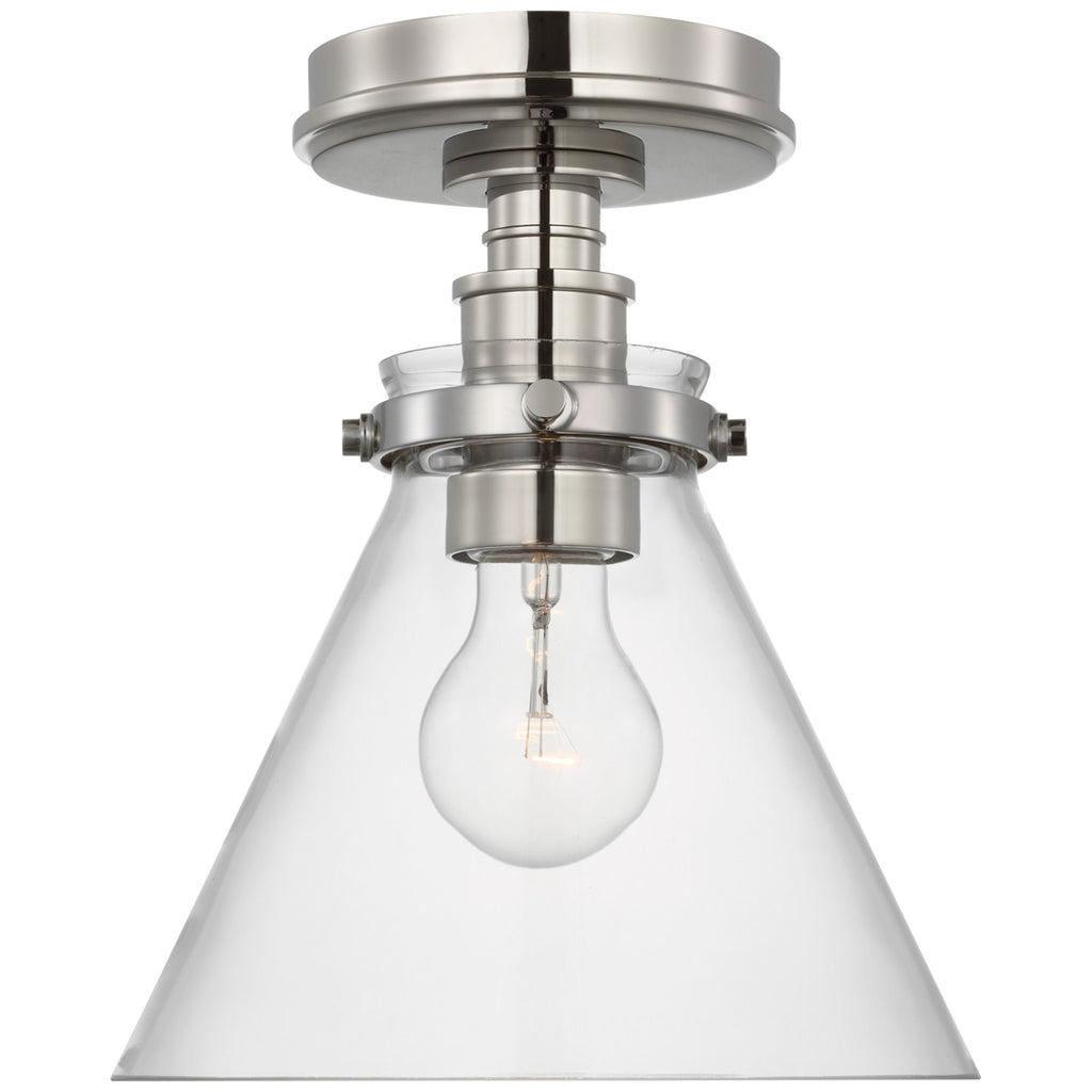 Visual Comfort Signature Canada - CHC 4525PN-CG - LED Flush Mount - Parkington - Polished Nickel