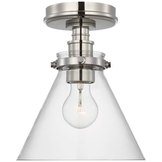 Visual Comfort Signature Canada - CHC 4525PN-CG - LED Flush Mount - Parkington - Polished Nickel