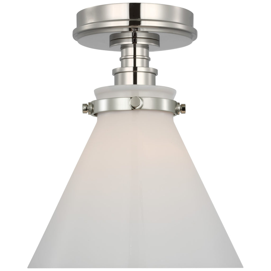Visual Comfort Signature Canada - CHC 4525PN-WG - LED Flush Mount - Parkington - Polished Nickel