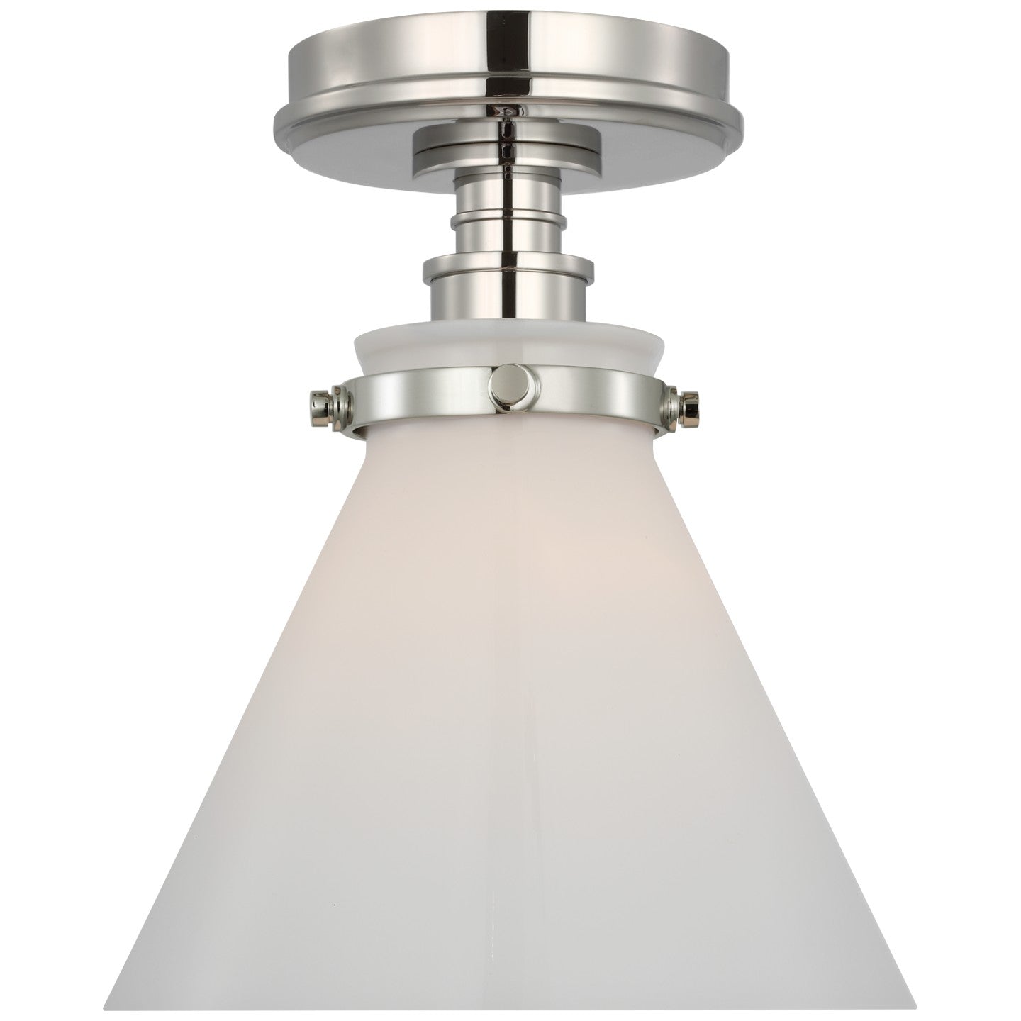 Visual Comfort Signature Canada - CHC 4525PN-WG - LED Flush Mount - Parkington - Polished Nickel