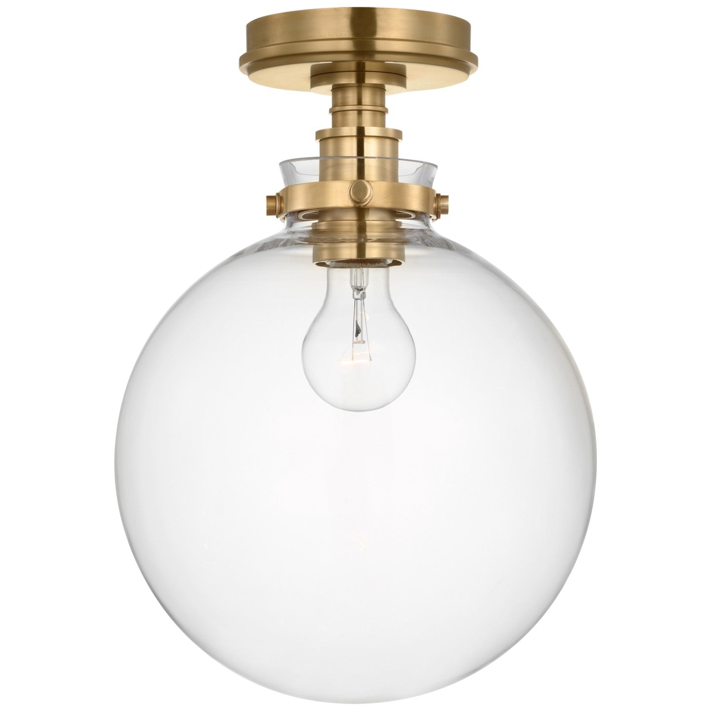 Visual Comfort Signature Canada - CHC 4526AB-CG - LED Flush Mount - Parkington - Antique-Burnished Brass