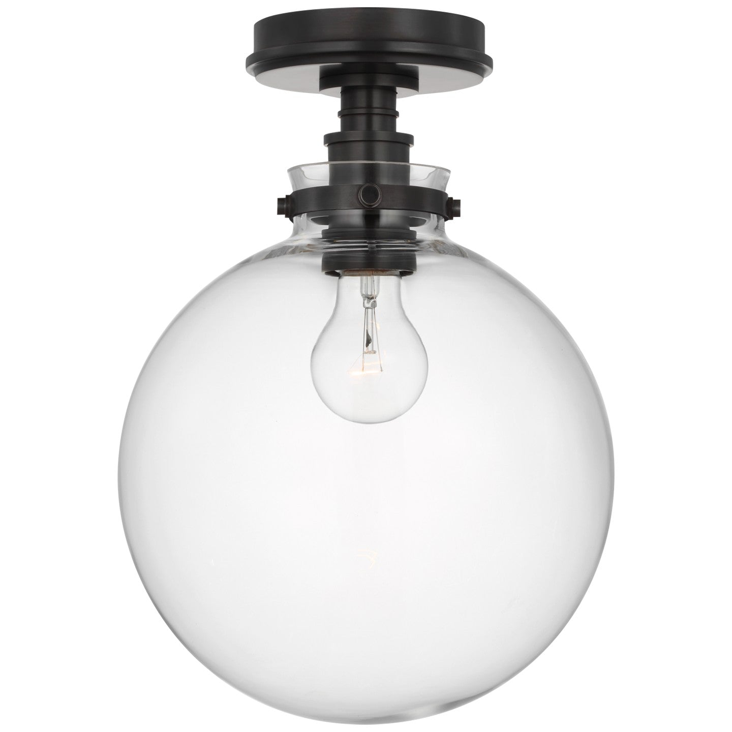 Visual Comfort Signature Canada - CHC 4526BZ-CG - LED Flush Mount - Parkington - Bronze