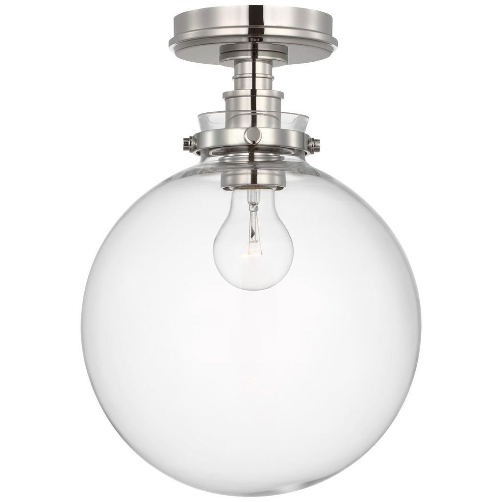 Visual Comfort Signature Canada - CHC 4526PN-CG - LED Flush Mount - Parkington - Polished Nickel