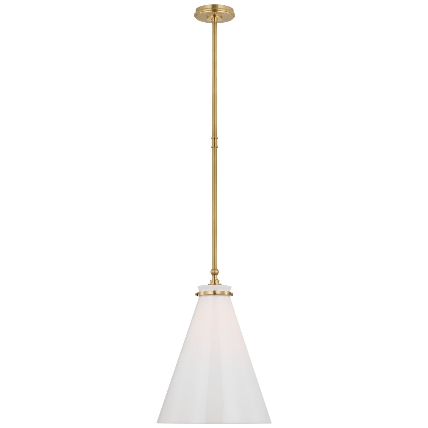 Visual Comfort Signature Canada - CHC 5532AB-WG - LED Pendant - Parkington - Antique-Burnished Brass