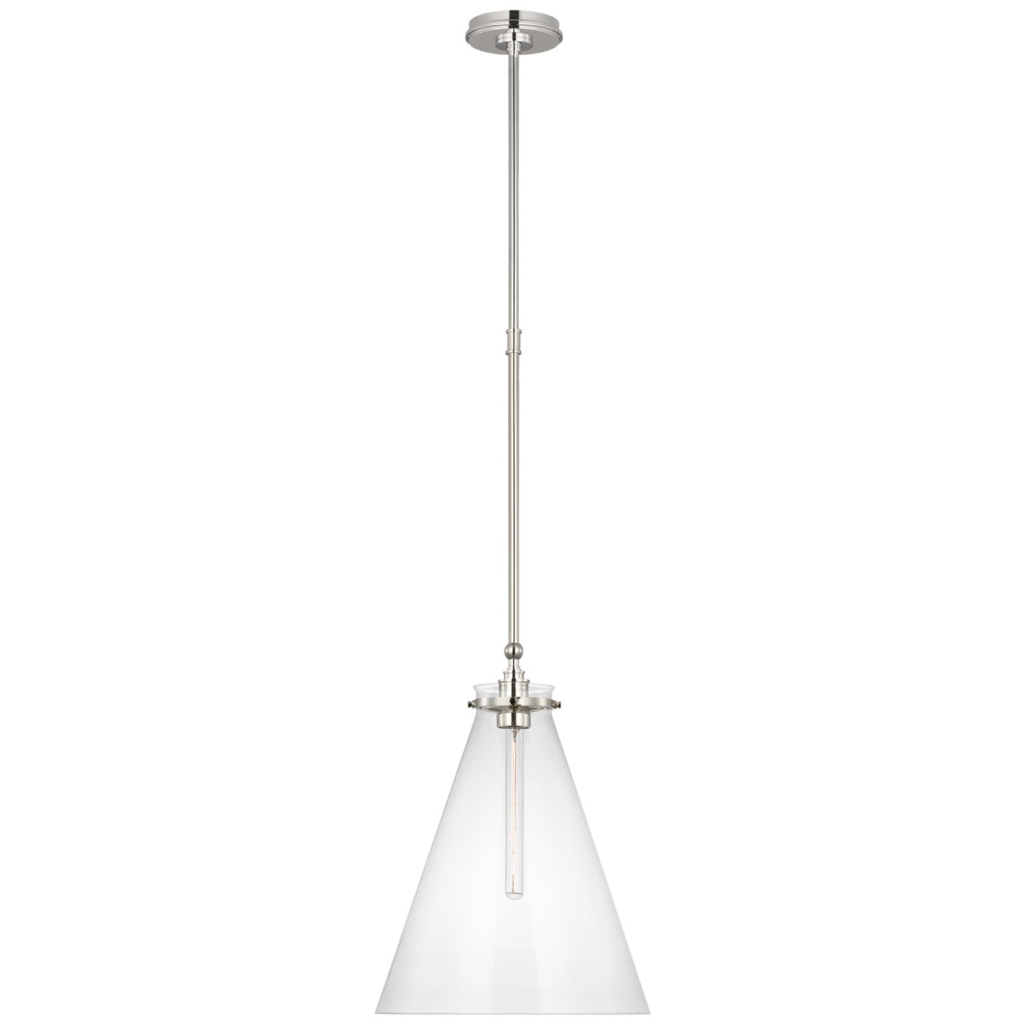 Visual Comfort Signature Canada - CHC 5532PN-CG - LED Pendant - Parkington - Polished Nickel
