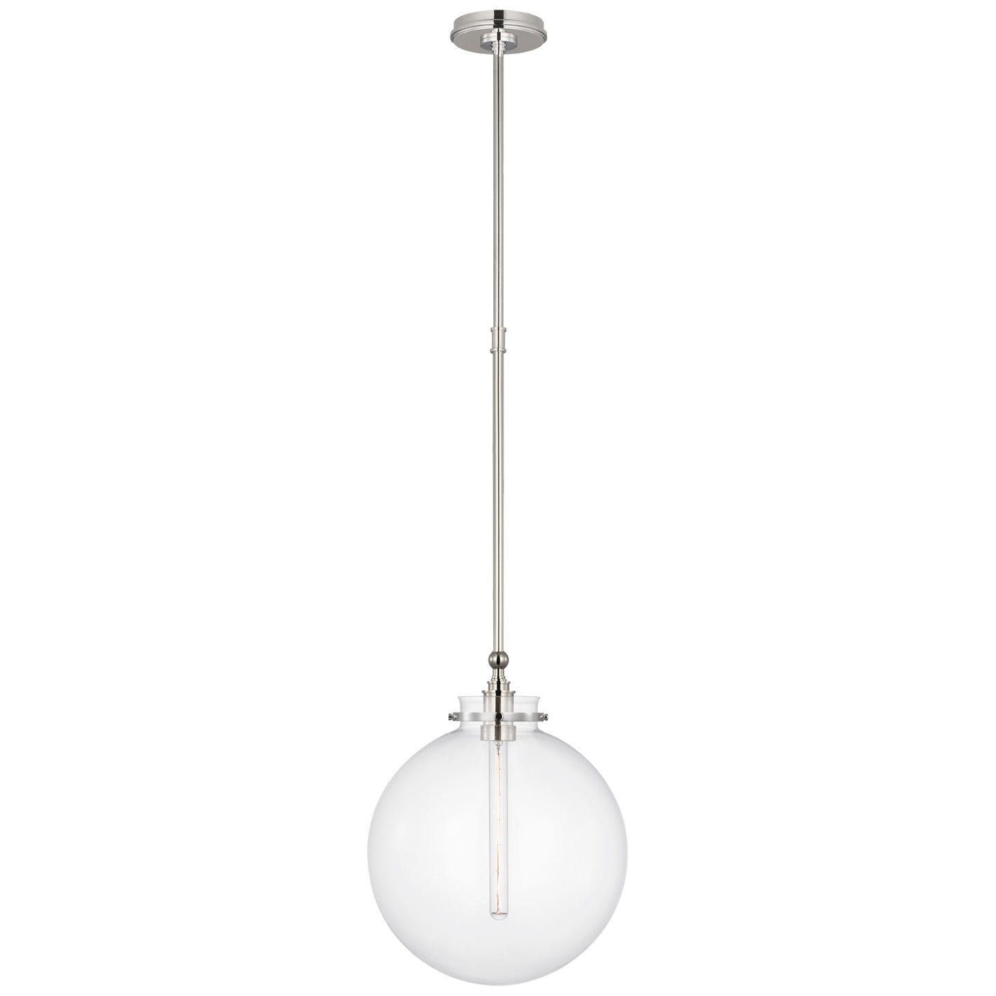 Visual Comfort Signature Canada - CHC 5542PN-CG - LED Pendant - Parkington - Polished Nickel