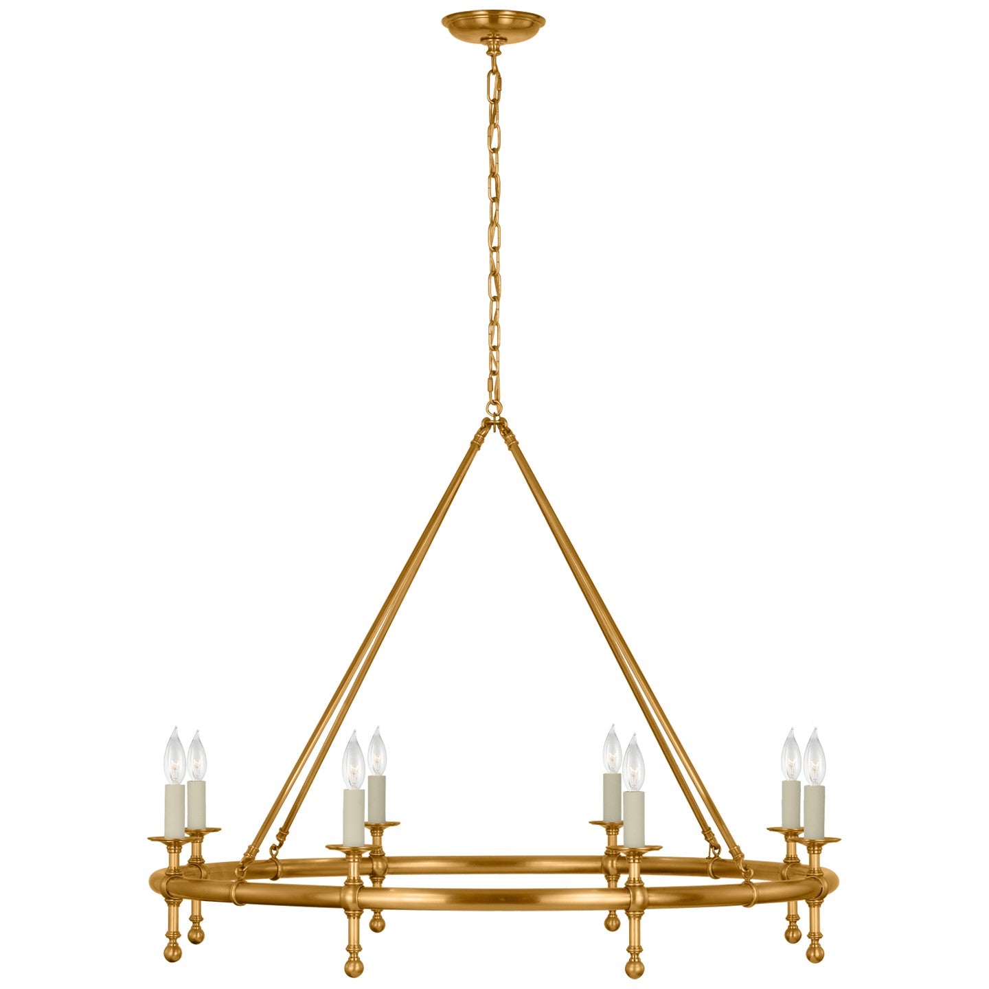 Visual Comfort Signature Canada - CHC 5819AB - LED Chandelier - Classic - Antique-Burnished Brass