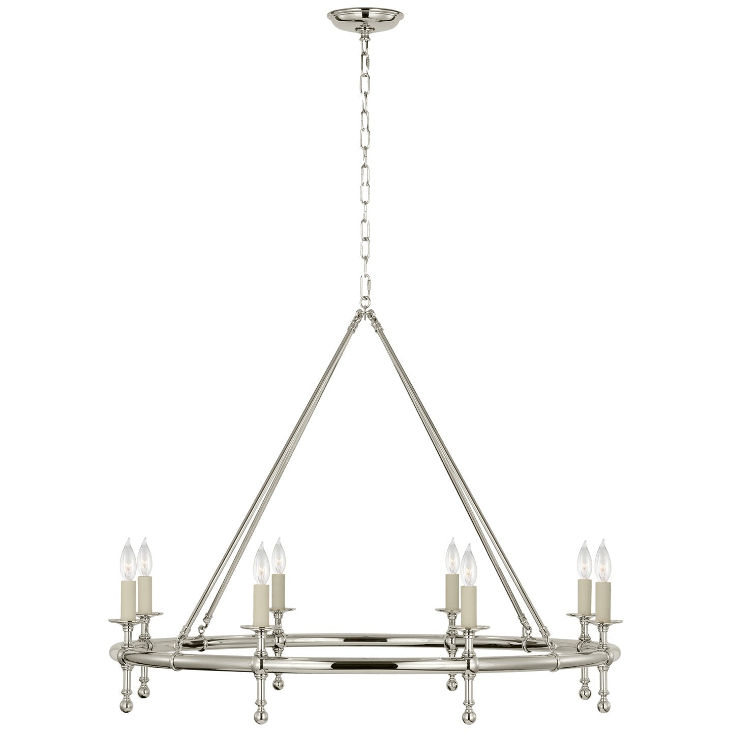 Visual Comfort Signature Canada - CHC 5819PN - LED Chandelier - Classic - Polished Nickel