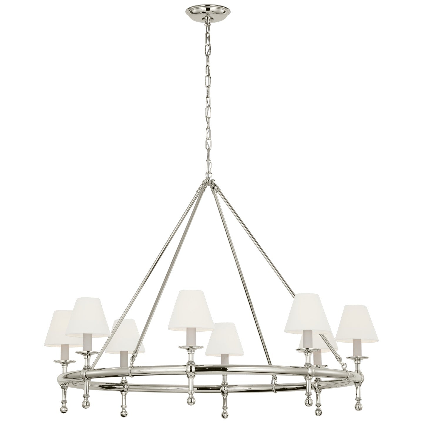 Visual Comfort Signature Canada - CHC 5819PN-L - LED Chandelier - Classic - Polished Nickel