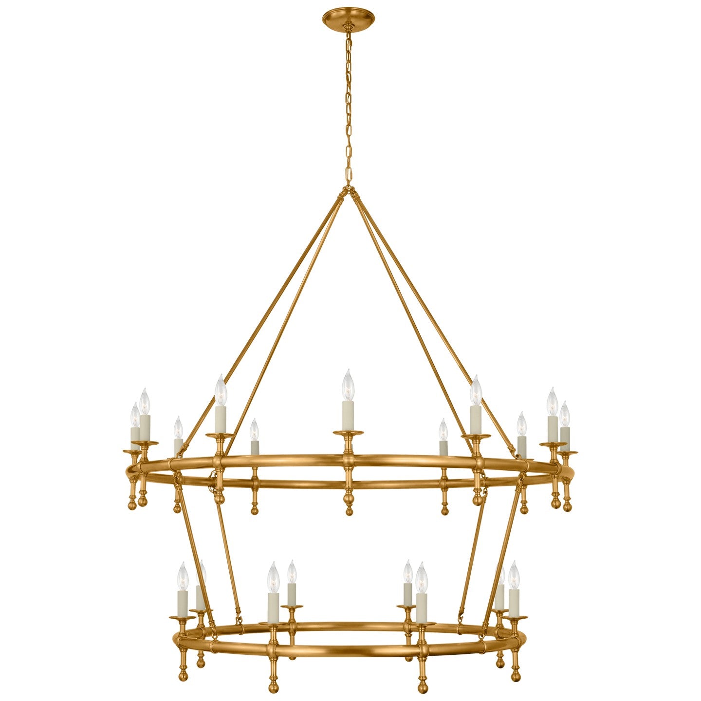 Visual Comfort Signature Canada - CHC 5825AB - LED Chandelier - Classic - Antique-Burnished Brass
