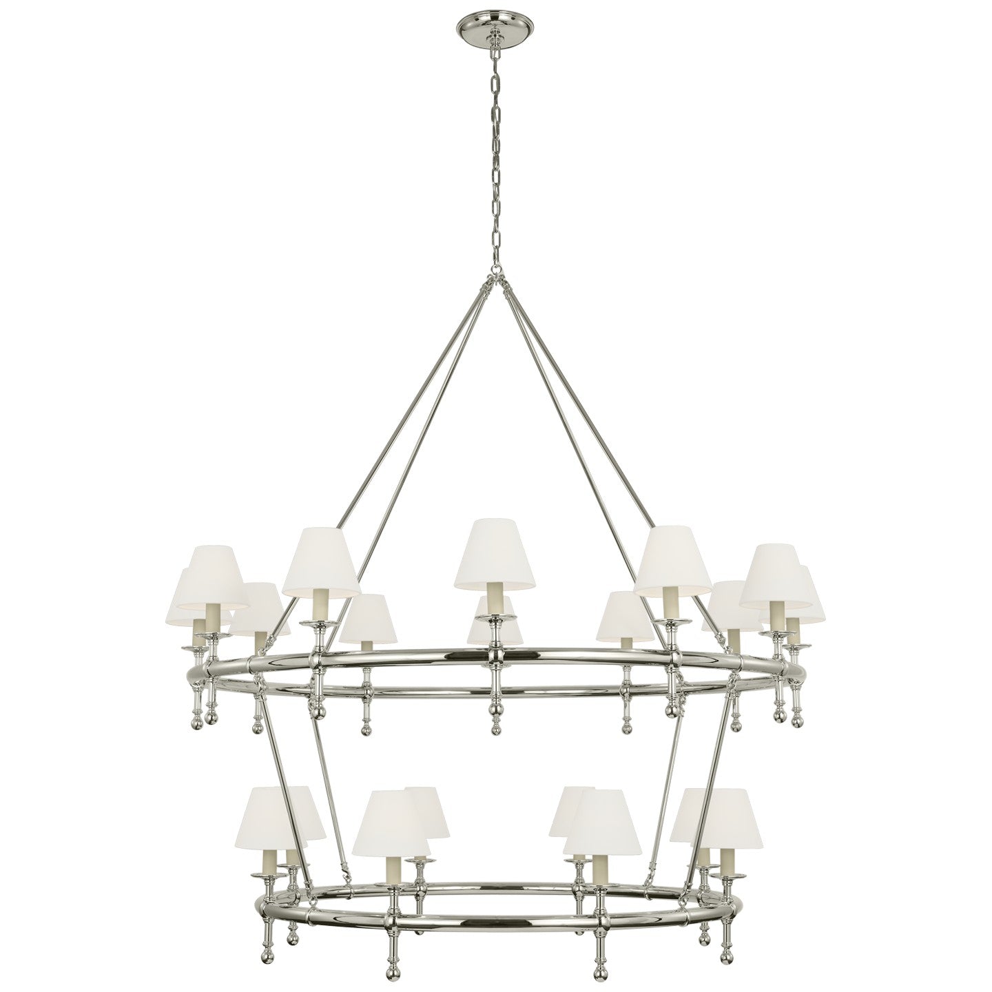 Visual Comfort Signature Canada - CHC 5825PN-L - LED Chandelier - Classic - Polished Nickel