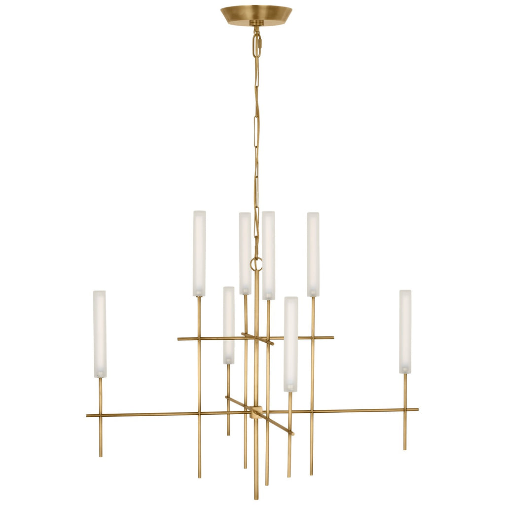 Visual Comfort Signature Canada - IKF 5110HAB-FG - LED Chandelier - Fay - Hand-Rubbed Antique Brass