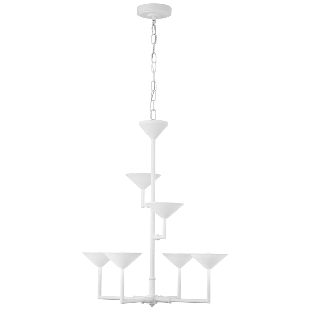 Visual Comfort Signature Canada - JN 5170PW - LED Chandelier - Eleanor - Plaster White