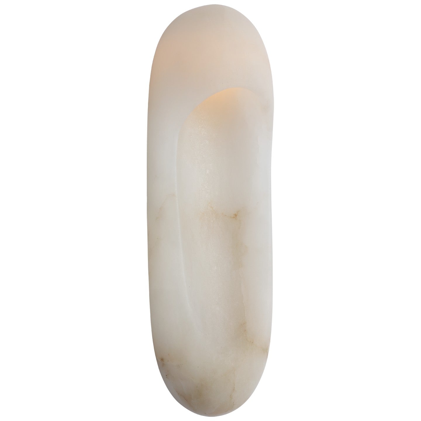 Visual Comfort Signature Canada - KW 2911ALB/AB - LED Wall Sconce - Esculpa - Alabaster and Antique-Burnished Brass