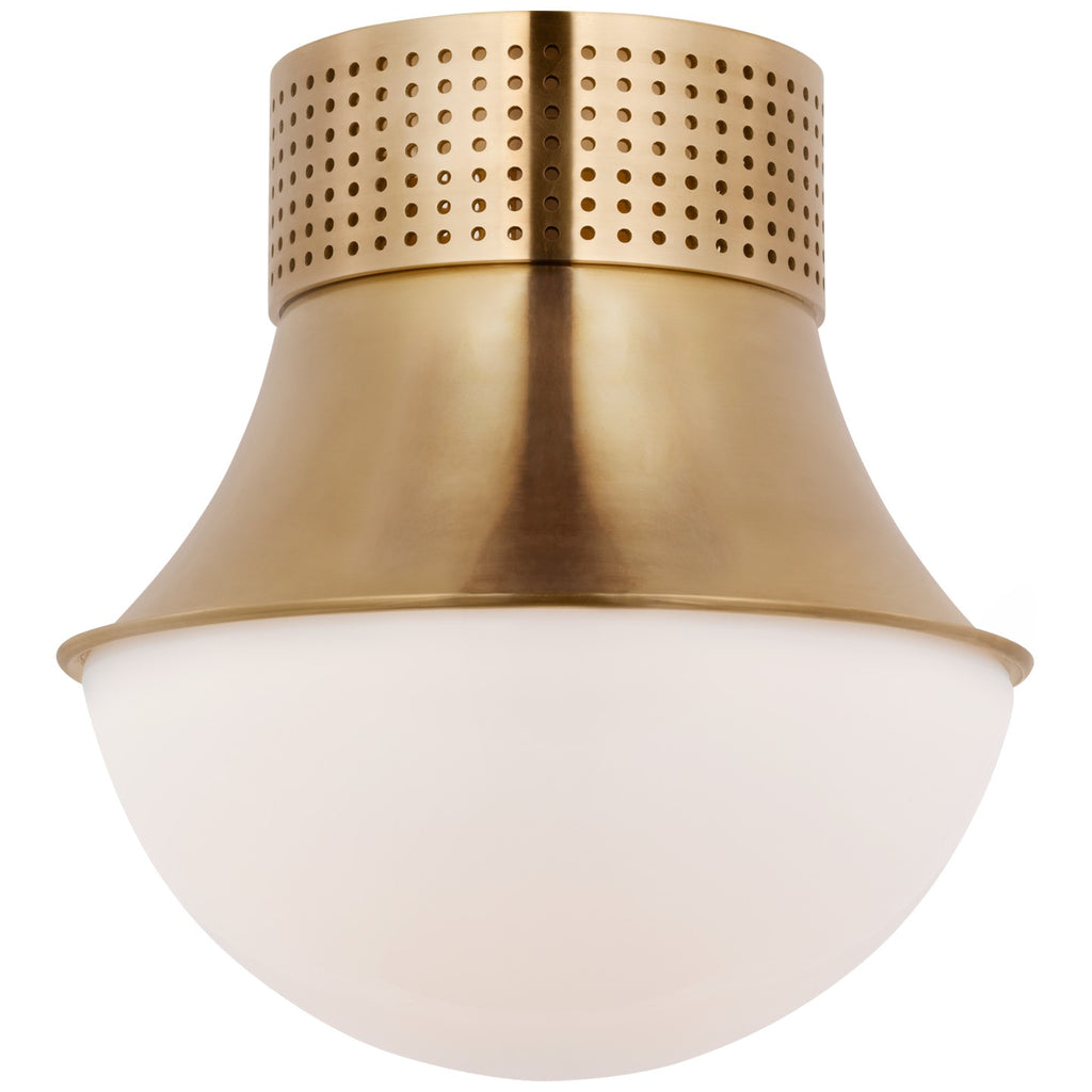 Visual Comfort Signature Canada - KW 4058AB-WG - LED Flush Mount - Precision - Antique Burnished Brass