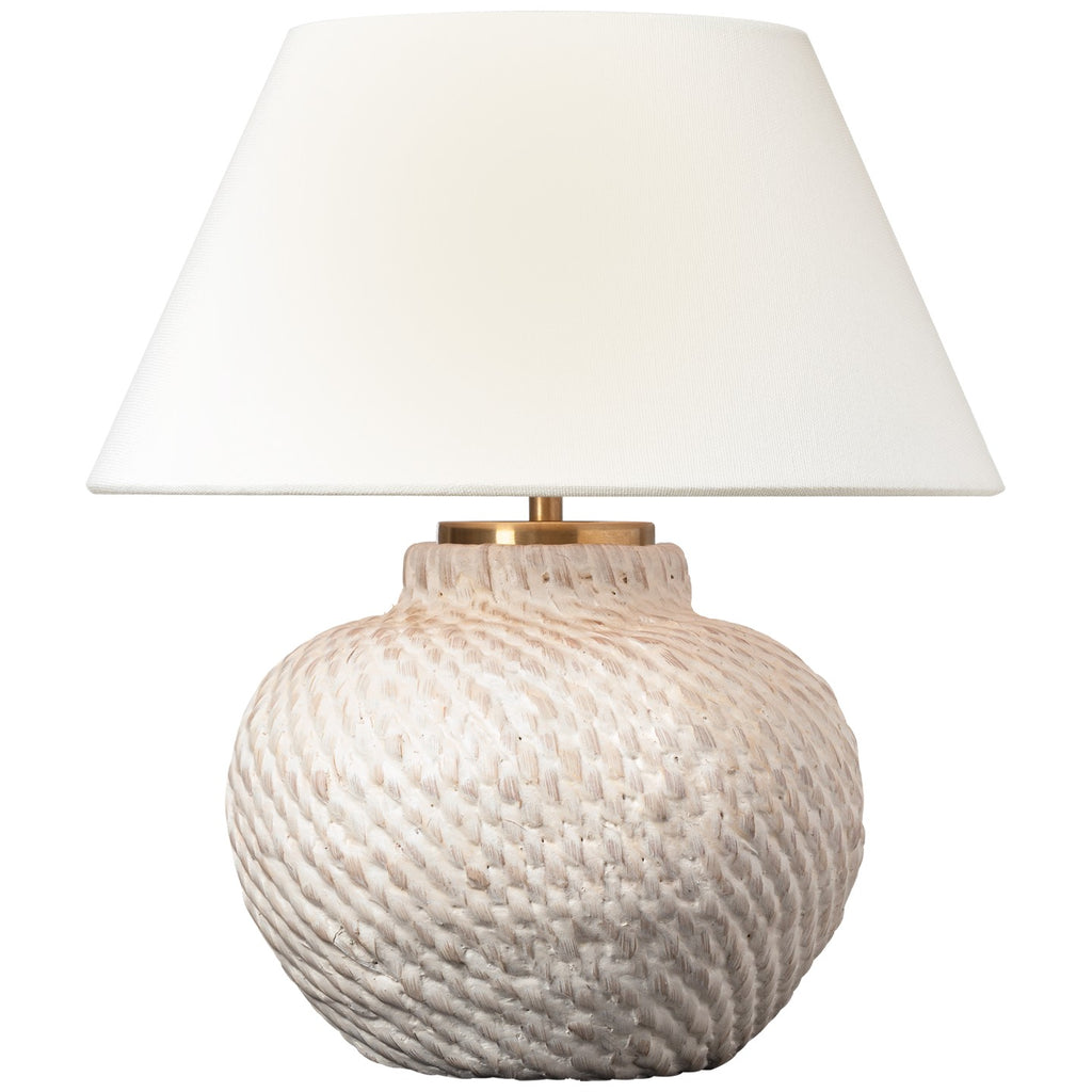 Visual Comfort Signature Canada - MF 3004PWR-L-CL - LED Accent Lamp - Avedon - Plaster White Rattan