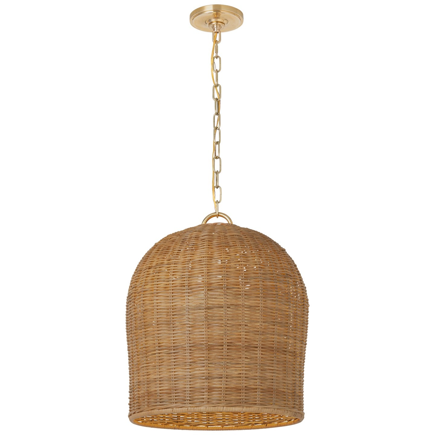 Visual Comfort Signature Canada - MF 5043SB-NTW - LED Pendant - Nancy - Soft Brass