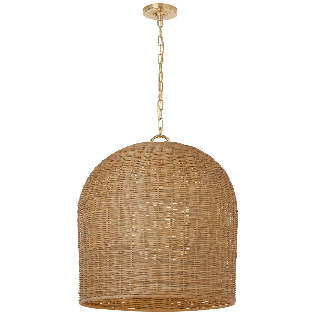 Visual Comfort Signature Canada - MF 5047SB-NTW - LED Pendant - Nancy - Soft Brass