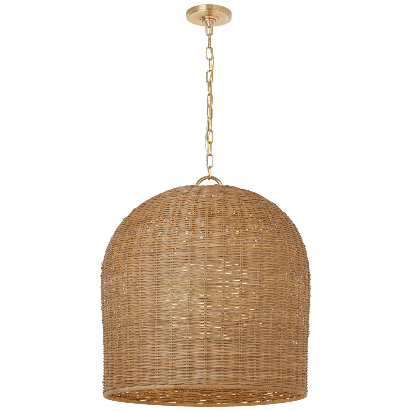 Visual Comfort Signature Canada - MF 5047SB-NTW - LED Pendant - Nancy - Soft Brass