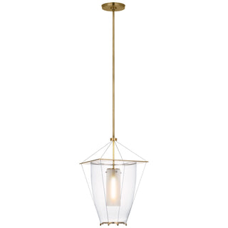 Visual Comfort Signature Canada - RB 5092AB-CG - LED Lantern - Ovalle - Antique Burnished Brass