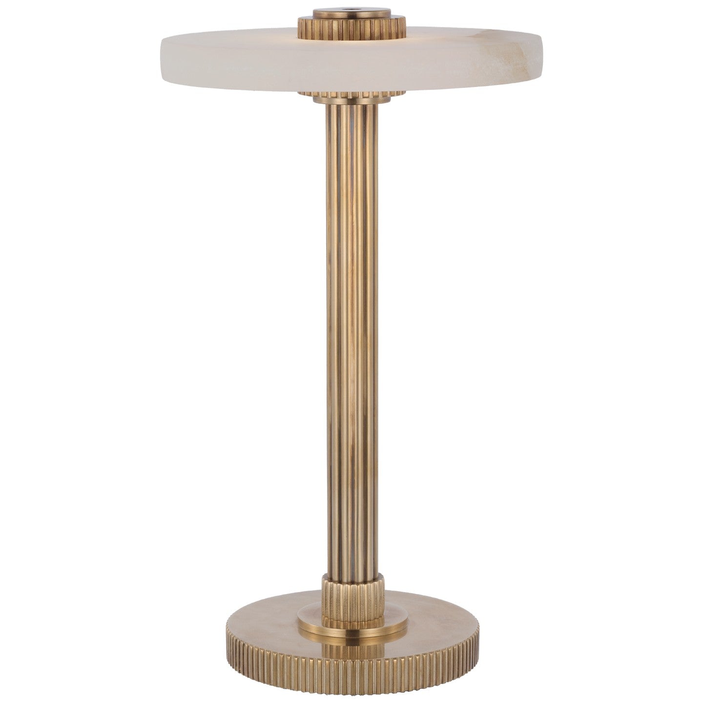 Visual Comfort Signature Canada - S 3150HAB/ALB - LED Accent Lamp - Aran - Hand-Rubbed Antique Brass and Alabaster