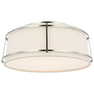 Visual Comfort Signature Canada - S 4687PN-L/FA - LED Flush Mount - Callaway - Polished Nickel