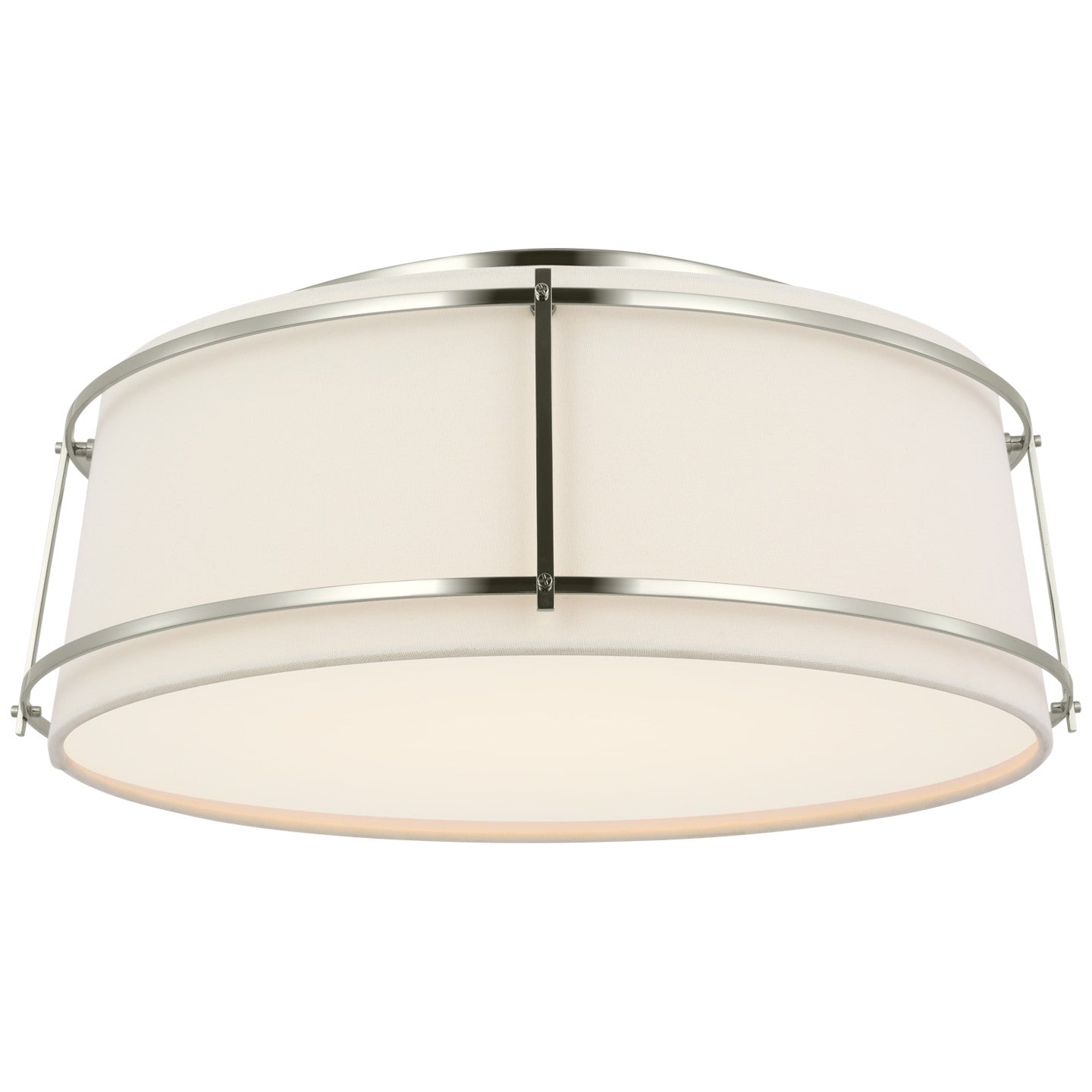 Visual Comfort Signature Canada - S 4687PN-L/FA - LED Flush Mount - Callaway - Polished Nickel