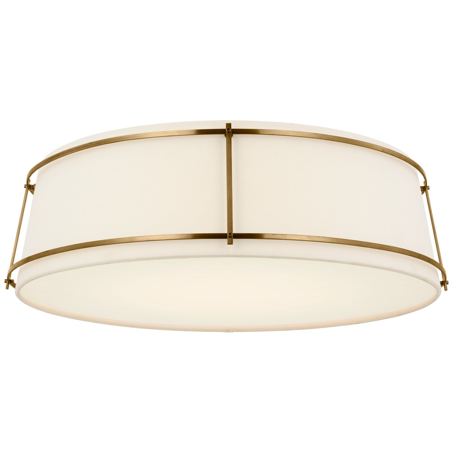 Visual Comfort Signature Canada - S 4688HAB-L/FA - LED Flush Mount - Callaway - Hand-Rubbed Antique Brass