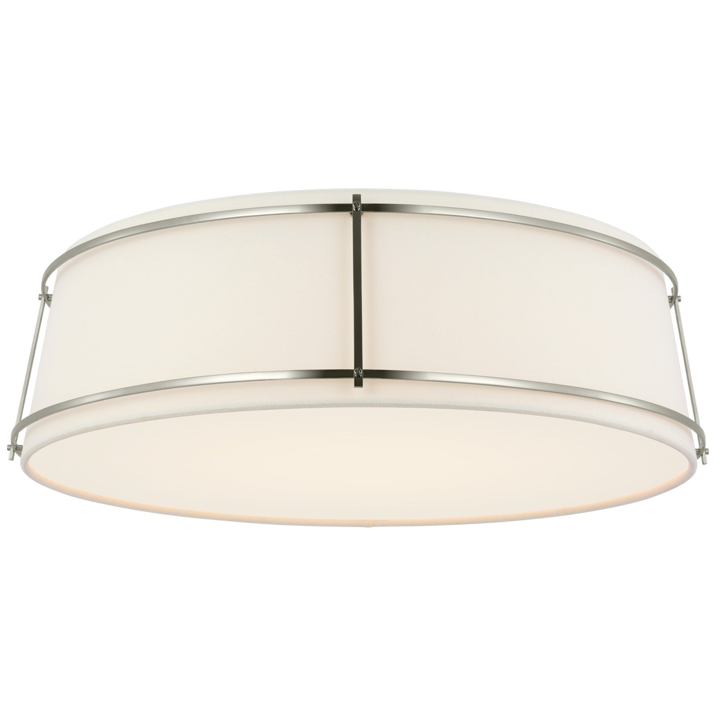 Visual Comfort Signature Canada - S 4688PN-L/FA - LED Flush Mount - Callaway - Polished Nickel