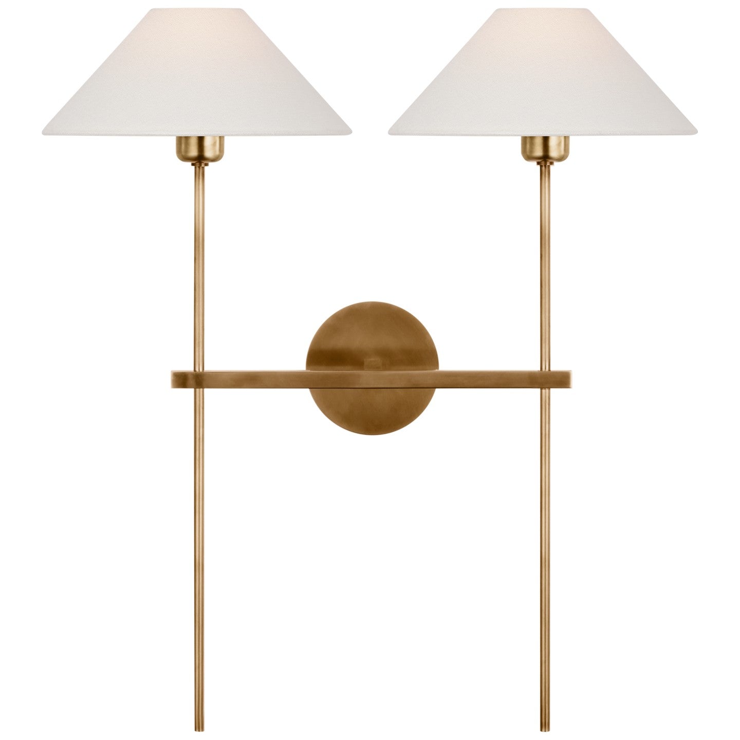 Visual Comfort Signature Canada - SP 2026HAB-L - LED Wall Sconce - Hackney - Hand-Rubbed Antique Brass